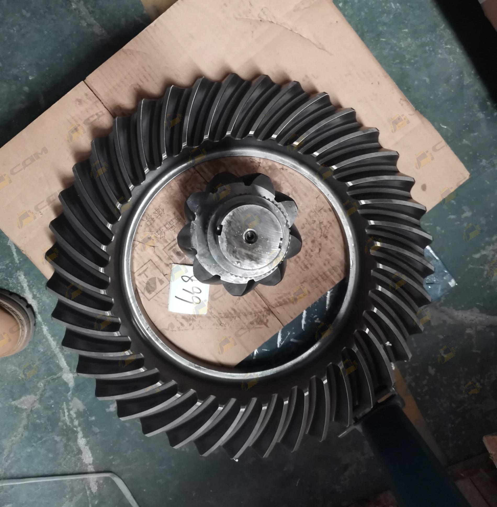 Коническая пара 39/9 редуктора переднего моста LG876H LGQ350AL.03-002+LGQ350AL.03-006 36403100810+36403100817