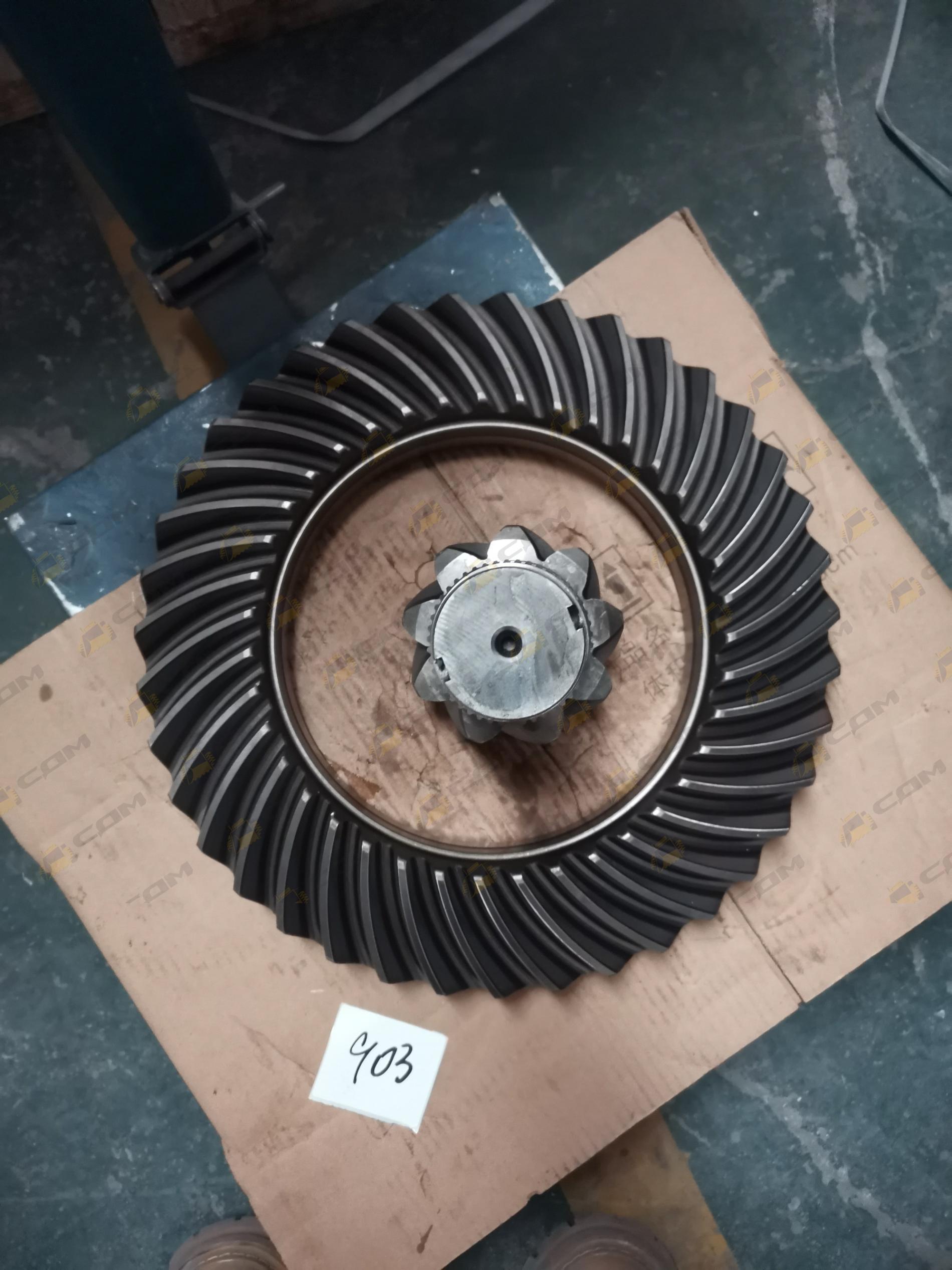 Коническая пара 39/9 редуктора заднего моста LG876H LGQ350NL.03-001 + LGQ350NL.03-002 60200010489