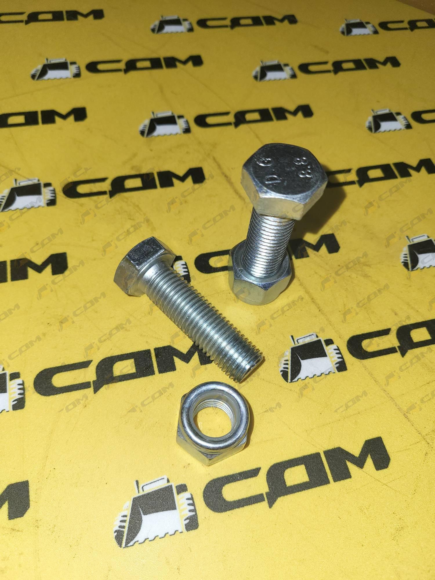Болт+гайка крепления зуба ковша М16х55 CDM932N/CDM936N 51204135014+51341000919